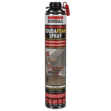 Bricomart ESPUMA DE POLIURETANO PROYECTABLE PARA AISLAMIENTO SOUDAL 700 ML En oferta