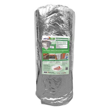 Bricomart AISLAMIENTO TÉRMICO REFLEXIVO 5L 1.25X12 M 20 MM Solo hoy
