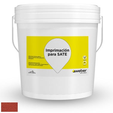Bricomart IMPRIMACIÓN DE FONDO WEBER SATE 20 KG ROJO Ofertas de temporada