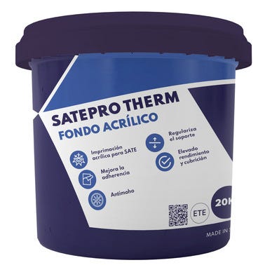 Bricomart IMPRIMACIÓN DE FONDO SATEPRO THERM 20 KG BLANCO Tienda
