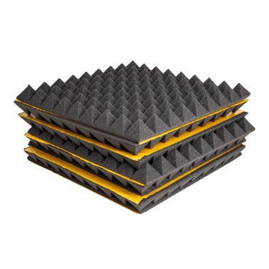 Bricomart PANEL POLIURETANO SOUND DECO PIRÁMIDE 45X45X4 3CM Tienda de fábrica