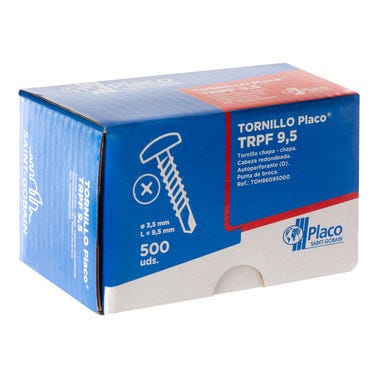 Bricomart TORNILLO AUTOTALADRANTE CHAPA/CHAPA PLACO TRPF 3 5x9 5 MM 500 UDS Oferta especial