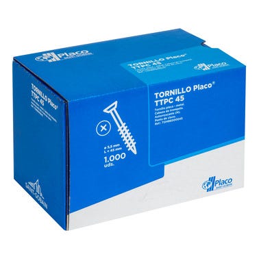 Bricomart TORNILLOS AUTORROSCANTE PLACA/CHAPA PLACO TTPC 3 5X45 MM 1000 UDS Últimos 3 días