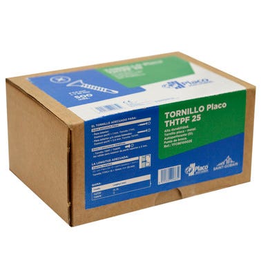 Bricomart TORNILLOS AUTOTALADRANTE PLACA YESO 25 MM 500 UDS Últimos 2 días