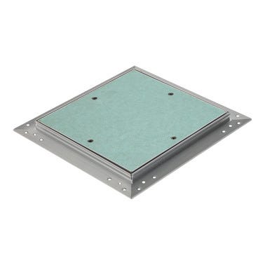 Bricomart TRAMPILLA DE INSPECCIÓN MARCO ALUMNIO Y PLACA DE YESO HIDRÓFUGA 20X20 CM Ofertas
