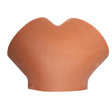Bricomart CABALLETE A TRES AGUAS PARA TEJA CERÁMICA KLINKER HYDRA ROJO Gran oferta