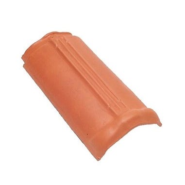 Bricomart CABALLETE PARA TEJA CERÁMICA MIXTA ROJO FLAMEADO Ventas relámpago