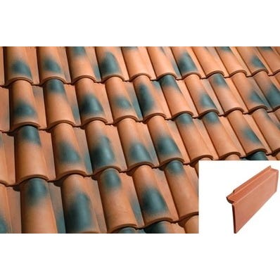 Bricomart REMATE LATERAL DERECHO PARA TEJA CERÁMICA MIXTA ROJO FLAMEADO Tienda de fábrica