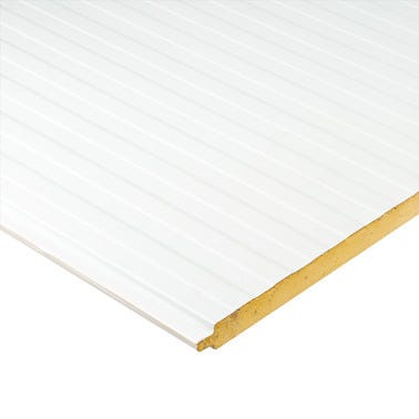 Bricomart PANEL FACHADA SANDWICH BLANCO 4 CM 3X1M Rebajas de fin de temporada
