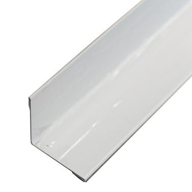 Bricomart PERFIL PANEL FACHADA ANGULO INTERIOR 40X40 3M BLANCO Outlet