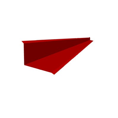 Bricomart FALDÓN TRASERO LISO PANEL 3 GRECAS 5G ROJO 3 M Venta caliente