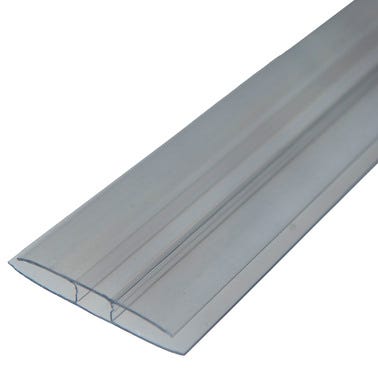 Bricomart PERFIL UNION H POLICARBONATO 2M 4MM/6MM
