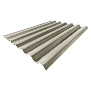 Bricomart PLACA FIBROCEMENTO EURONIT GRANONDA GRIS NATURAL 2X1 1 M Superdescuento