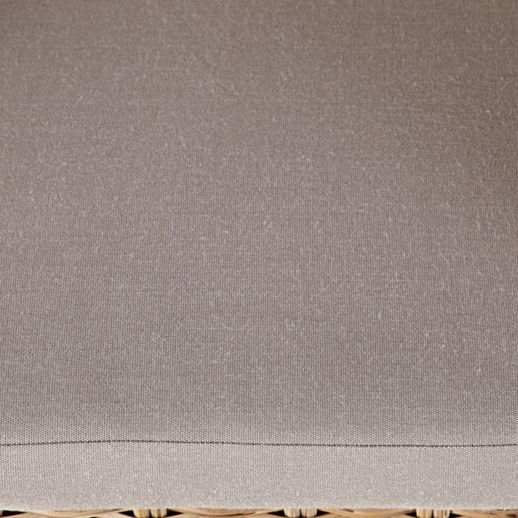 Maisons du Monde Kuta - Silla de jardín de resina trenzada y acacia maciza Rebajas baratas