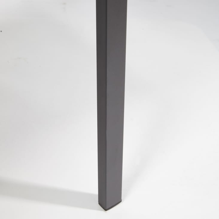 Maisons du Monde Fuji - Silla de jardín de aluminio gris antracita Tienda