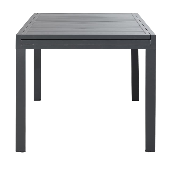 Maisons du Monde Extenso - Mesa extensible de aluminio gris antracita 6/12 personas 135/270 cm Oferta especial de fábrica