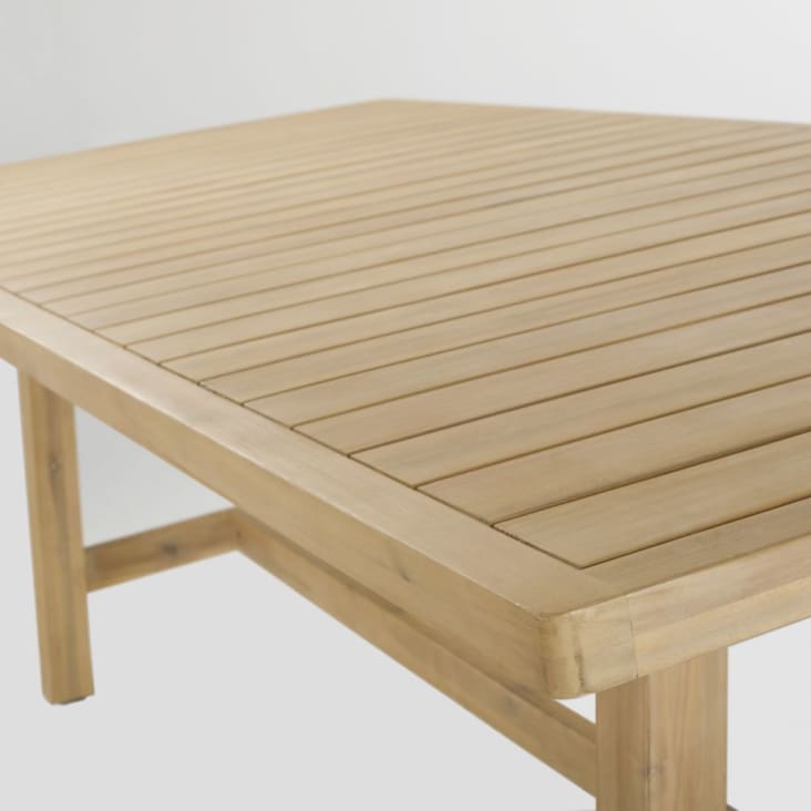 Maisons du Monde Barcares BUSINESS - Mesa profesional de acacia efecto teca blanca 6/8 personas 230 cm Solo queda un día