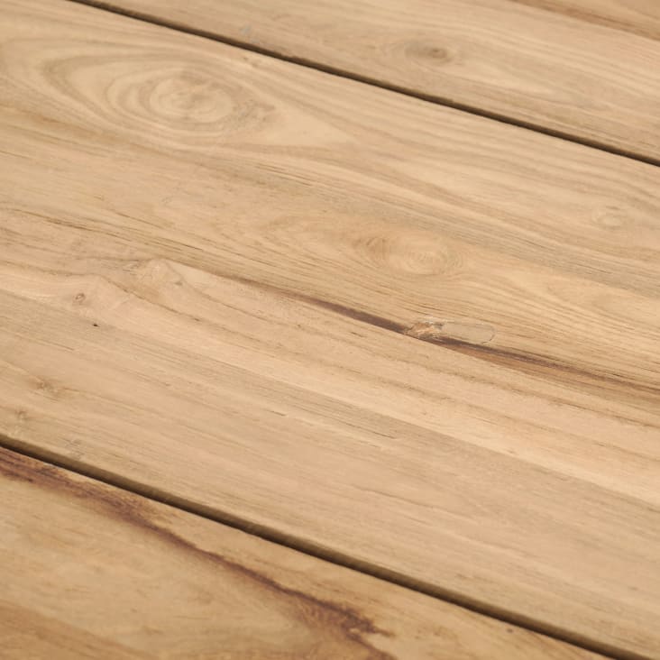 Maisons du Monde Tecka - Mesa de jardín de teca reciclada 12/14 personas L.300 Envío internacional gratuito