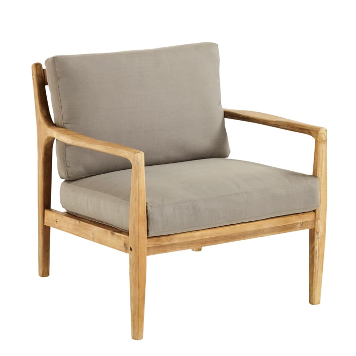 Maisons du Monde Indiana - Sillón de jardín de acacia maciza