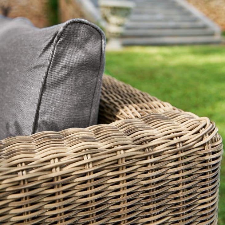 Maisons du Monde St Raphaël - Sillón de jardín de resina trenzada COMPRAR AHORA