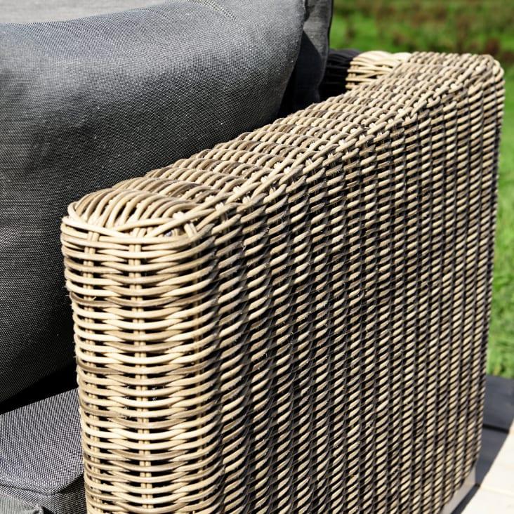 Maisons du Monde St Raphaël - Sillón de jardín de resina trenzada COMPRAR AHORA