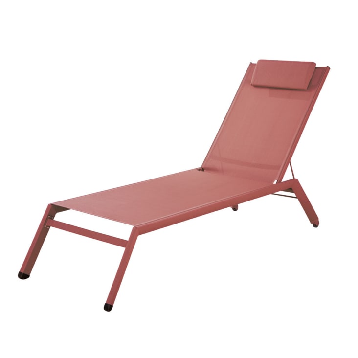 Maisons du Monde Yuzu - Hamaca de aluminio y tela plastificada terracota