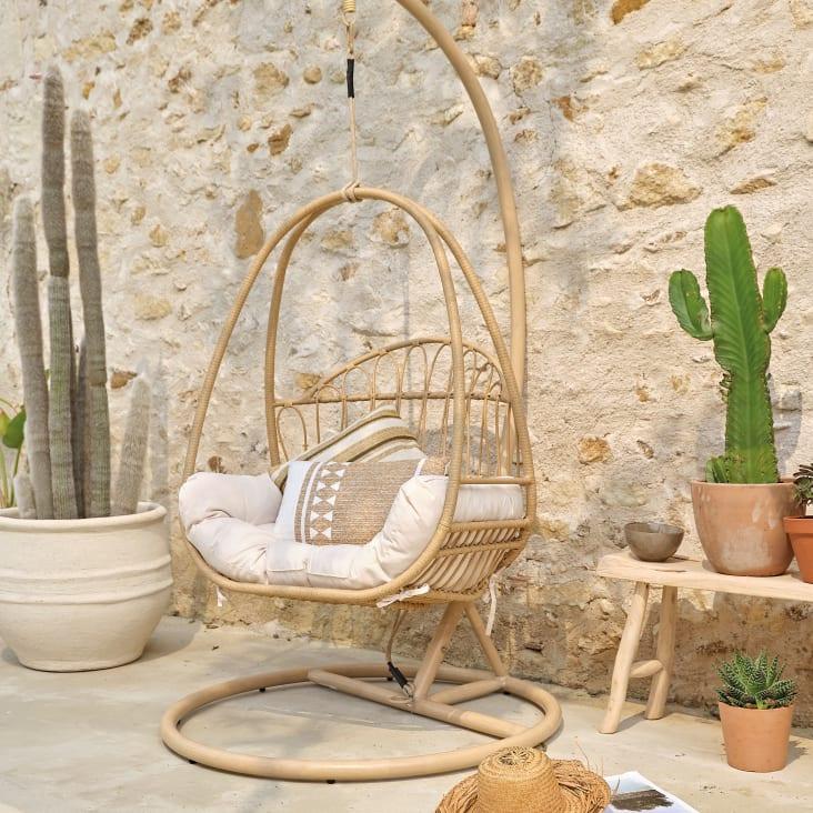 Maisons du Monde Cebu - Pie para sillón colgante de metal beige 2025