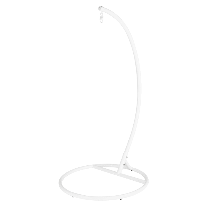 Maisons du Monde Cebu - Pie para sillón colgante de metal blanco