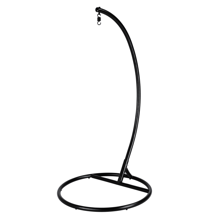 Maisons du Monde Cebu - Pie para sillón colgante de metal negro