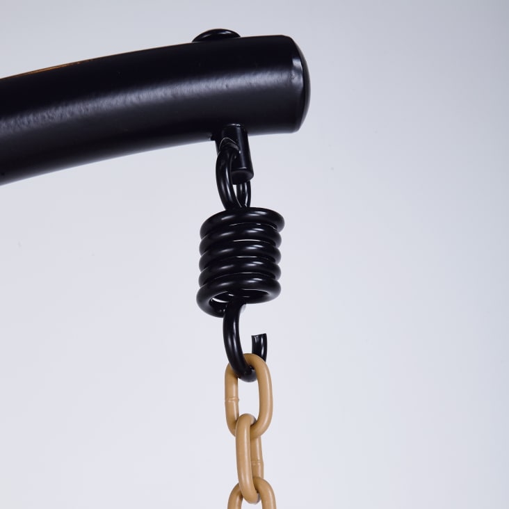 Maisons du Monde Cebu - Pie para sillón colgante de metal negro Rebajas de fábrica