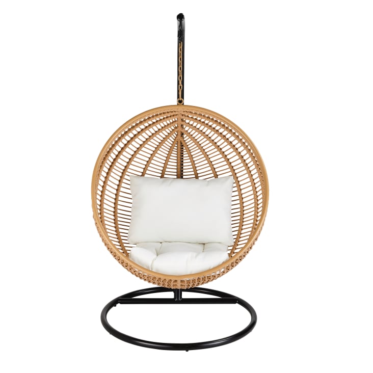 Maisons du Monde Cebu - Pie para sillón colgante de metal negro Rebajas de fábrica