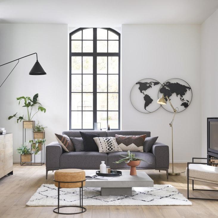 Maisons du Monde Mineral - Mesita de café de jardín de fibrocemento Envío gratis