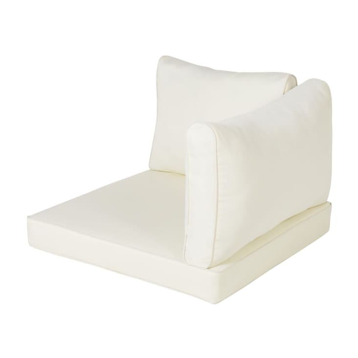 Maisons du Monde Isola - Cojines para módulo esquinero de jardín blancos Promoción trimestral
