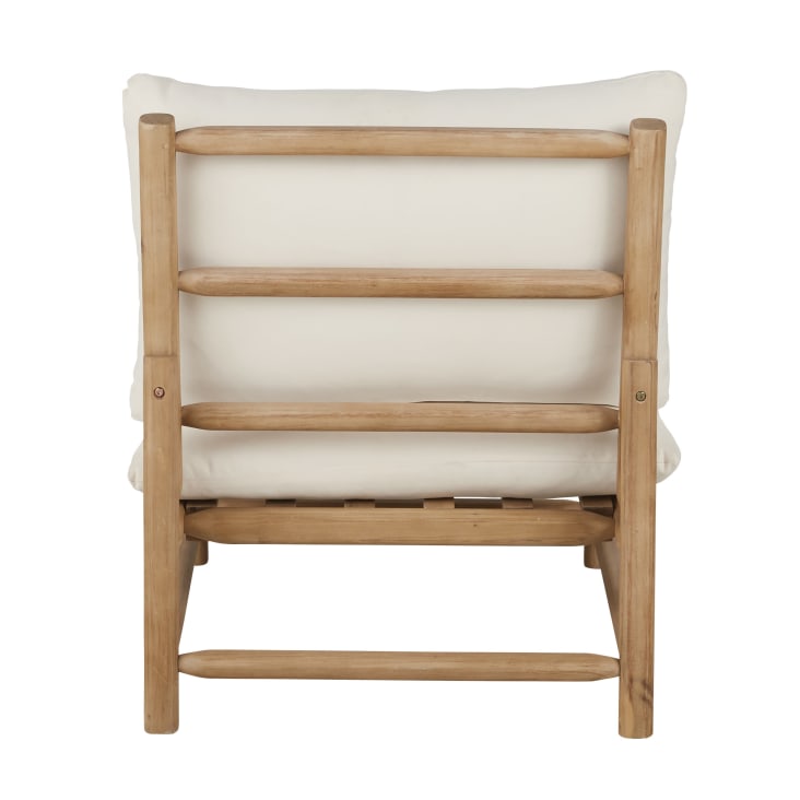 Maisons du Monde Negara - Módulo para sofá de exterior de acacia y poliéster reciclado color crudo Oferta exclusiva