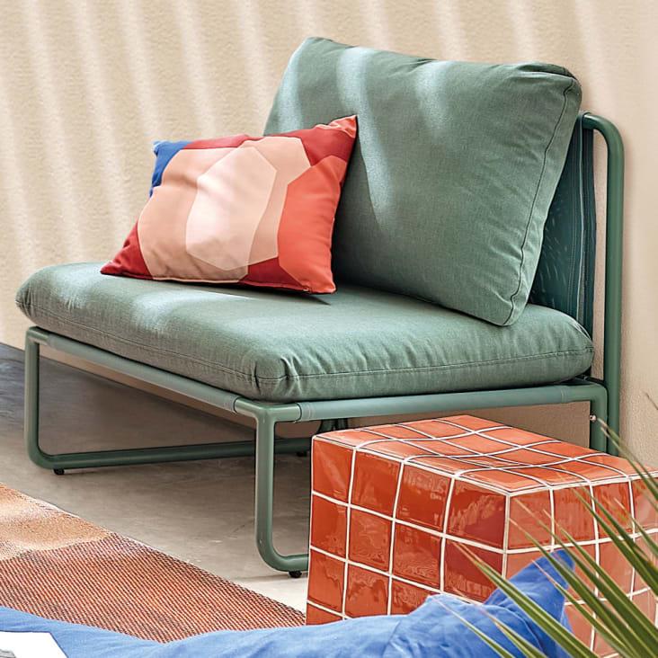 Maisons du Monde Carilo - Módulo para sofá de jardín modulable en verde azulado Ofertas especiales