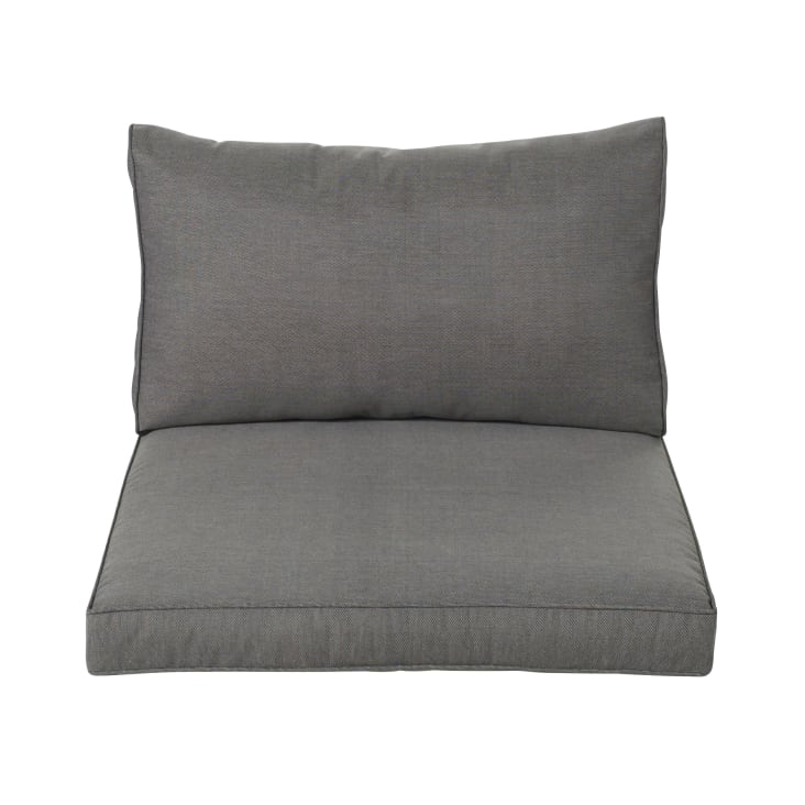 Maisons du Monde Isola - Cojines para módulo sin brazos de jardín gris oscuro Rebajas de fin de temporada