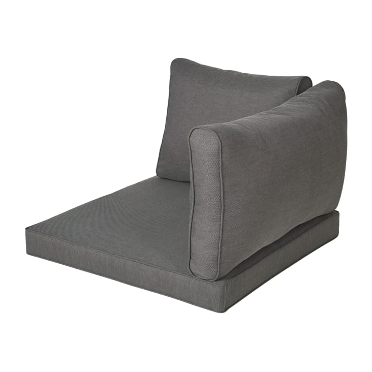 Maisons du Monde Isola - Cojines para módulo esquinero de jardín gris oscuro En línea
