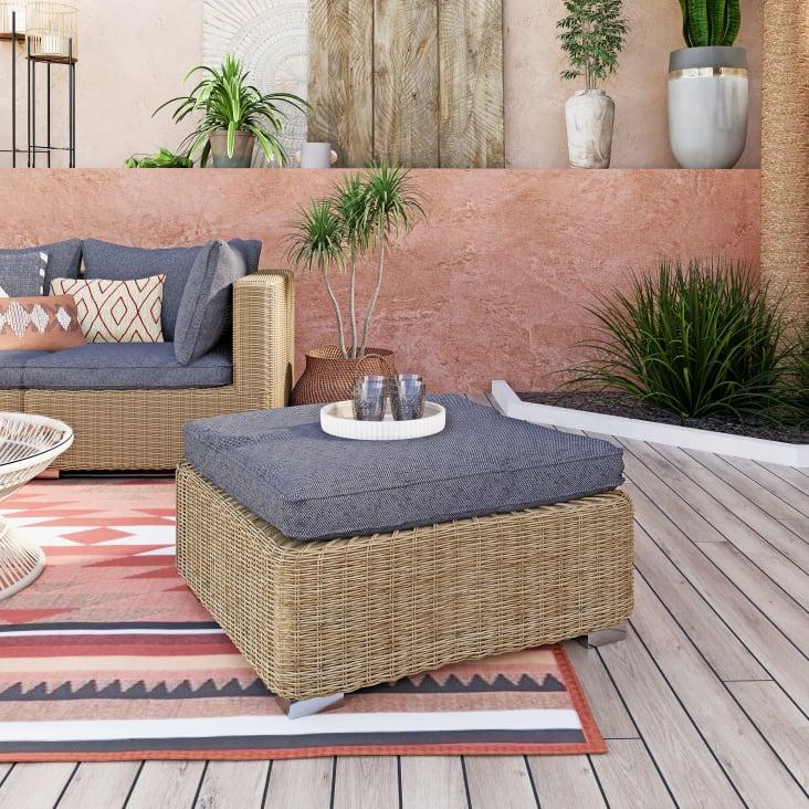Maisons du Monde Isola - Cojines para módulo esquinero de jardín gris oscuro En línea