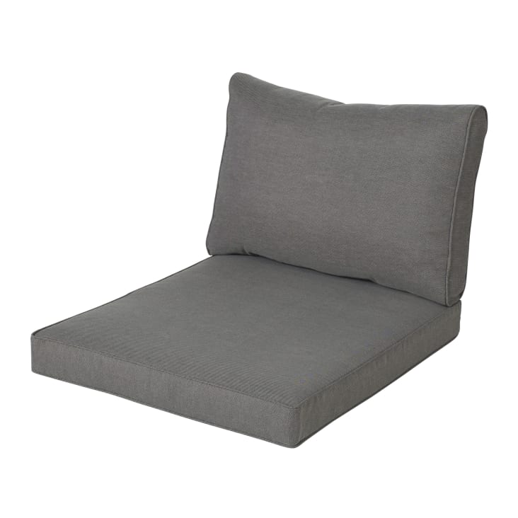Maisons du Monde Isola - Cojines para sillón de jardín gris oscuro Outlet