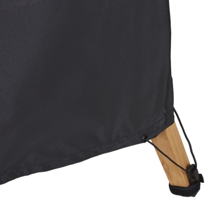 Maisons du Monde Puravida - Funda protectora para mesa de jardín rectangular en negro L. 200 Liquidación