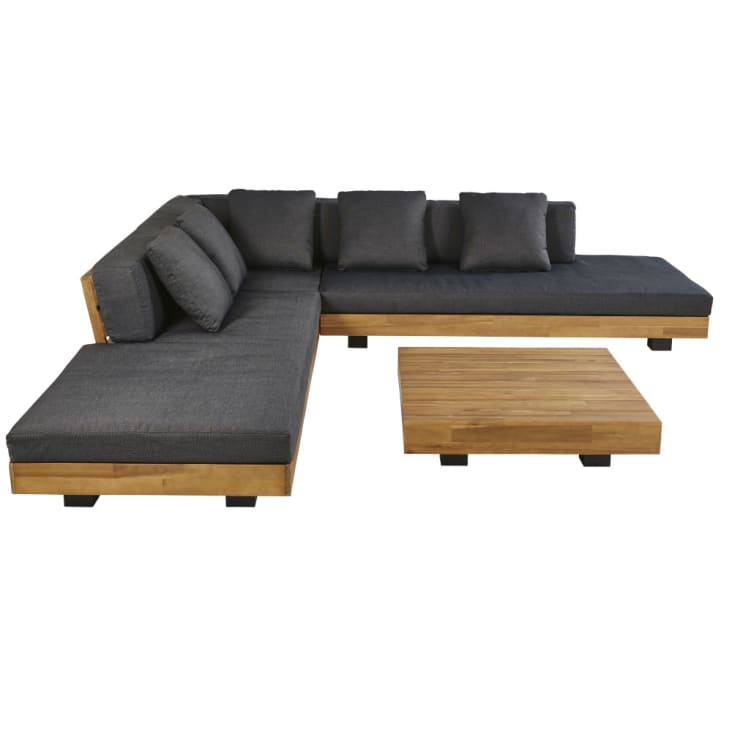Maisons du Monde Porto Rico - Funda para sofá PORTO RICO en gris antracita Últimos 3 días