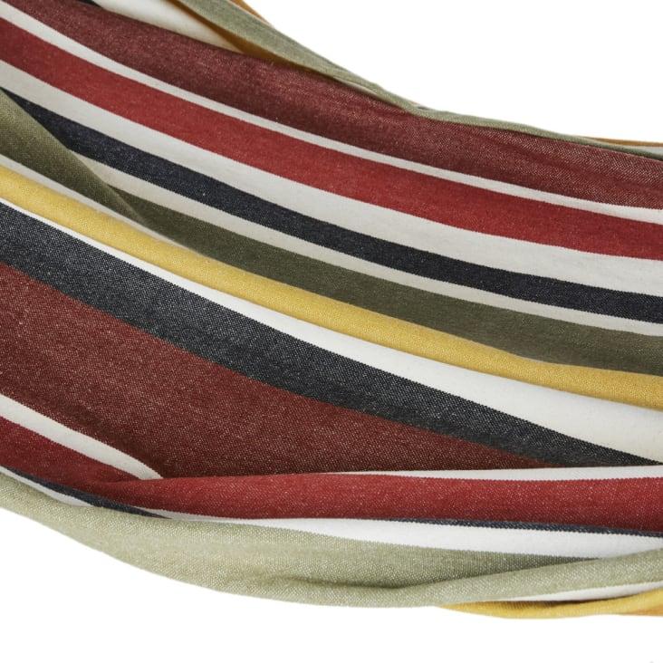 Maisons du Monde BENEDITO - Hamaca tejida de algodón reciclado y rayas multicolor 100x200 Oferta especial de fábrica