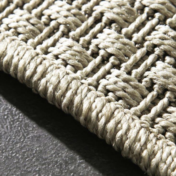 Maisons du Monde Dotty - Alfombra de polipropileno gris 180x270 Precio ultrabajo