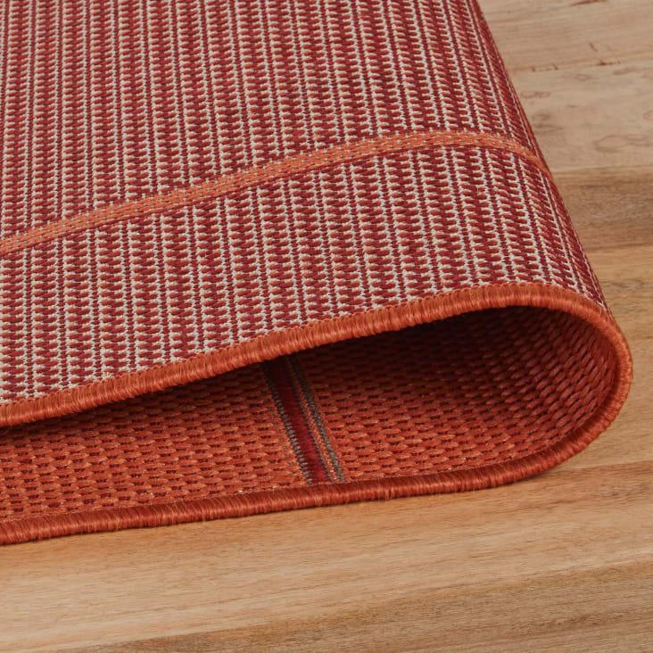 Maisons du Monde EDMOND - Alfombra de exterior tejida con estampado de pista baloncesto color terracota 160 x 230 2025