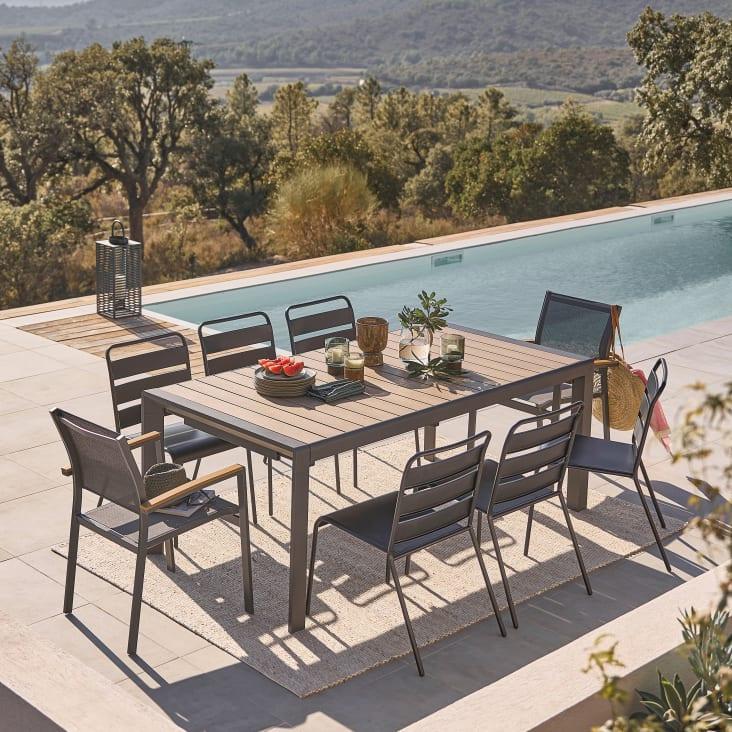 Maisons du Monde Elva - Farol de metal negro Al. 61cm ELVA Último día