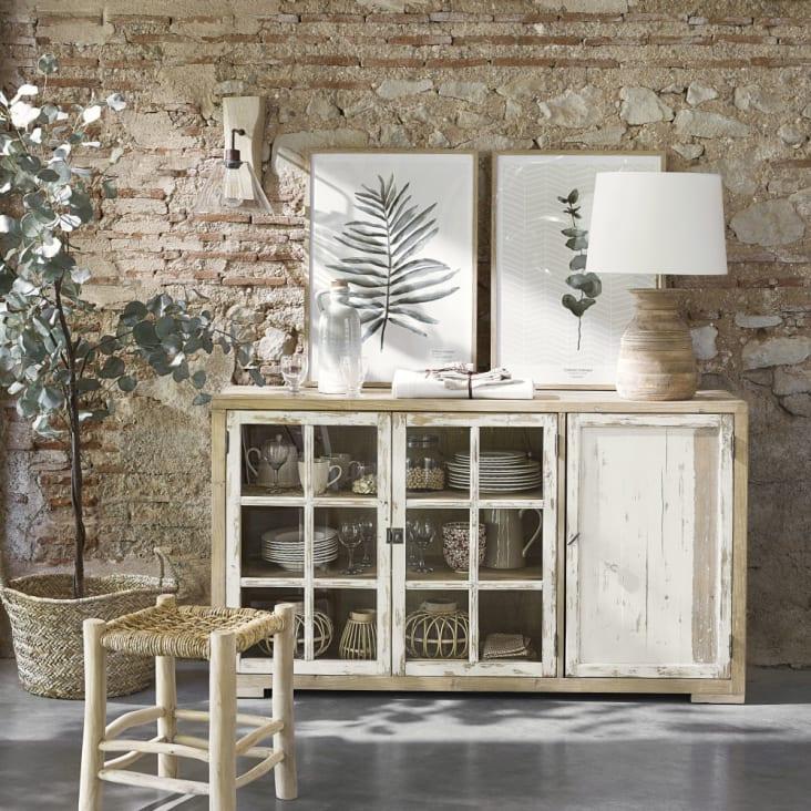 Maisons du Monde MARY - Eucalipto artificial con maceta trenzada Alt.176 Limitado a 3 días