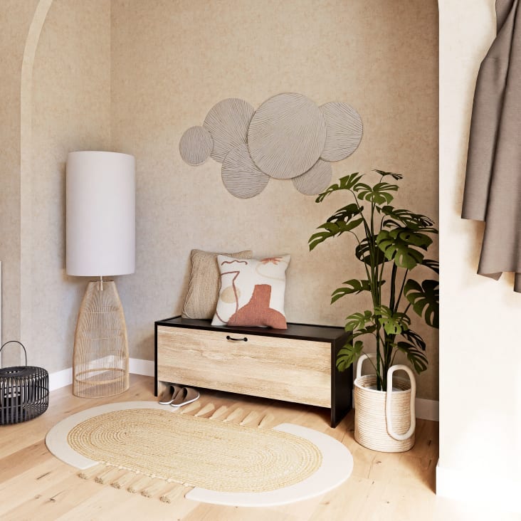 Maisons du Monde Sina - Monstera artificial con maceta Última moda