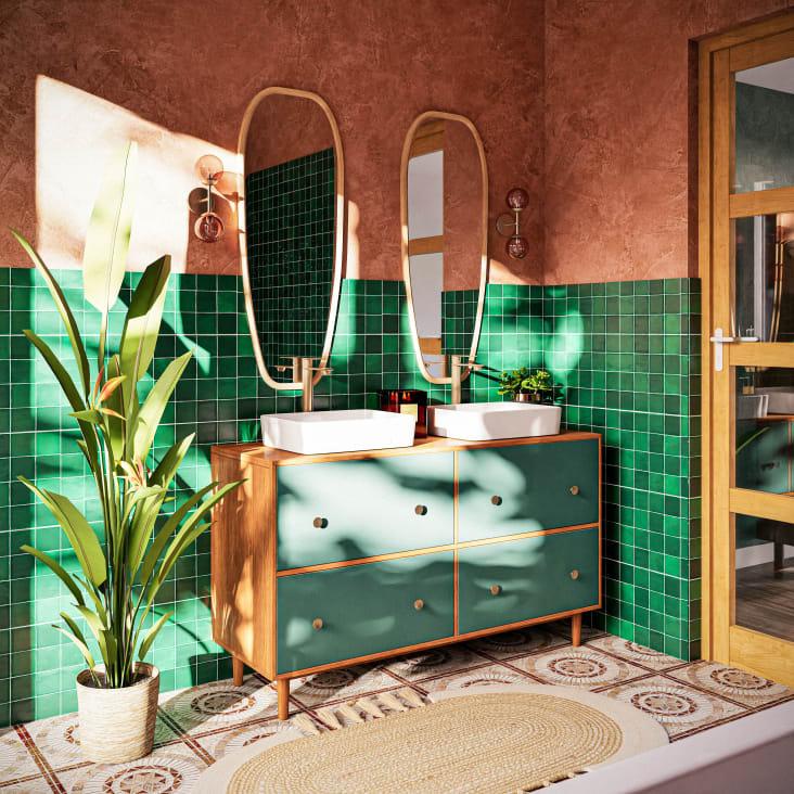 Maisons du Monde Zambia - Strelitzia artificial y maceta tejida Descuento por venta flash