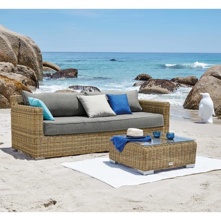 Maisons du Monde Wellington - Decoración para el jardín pingüino de resina blanca Al. 88 cm WELLINGTON Ofertas