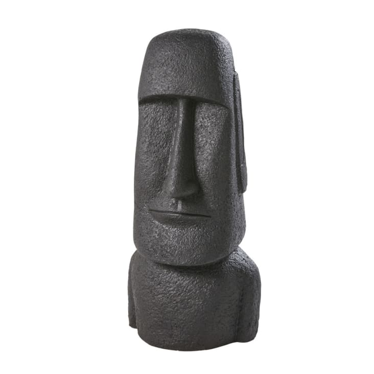 Maisons du Monde MOAI - Figura negra gigante de la Isla de Pascua Alt.81 Venta caliente